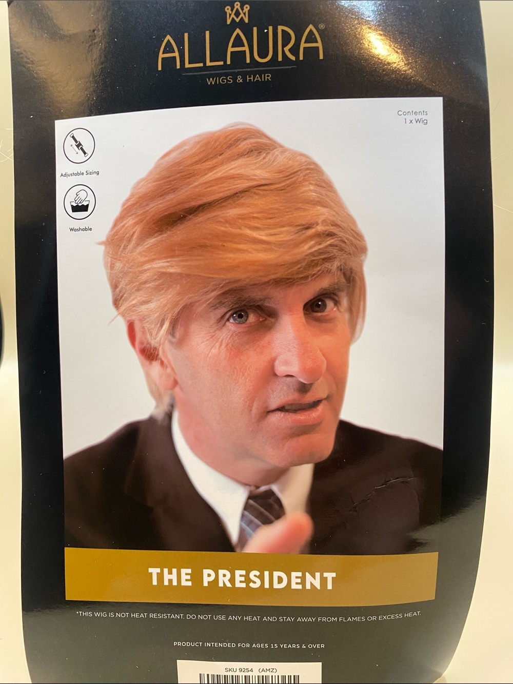 AllAura "The President" Blonde Costume Wig